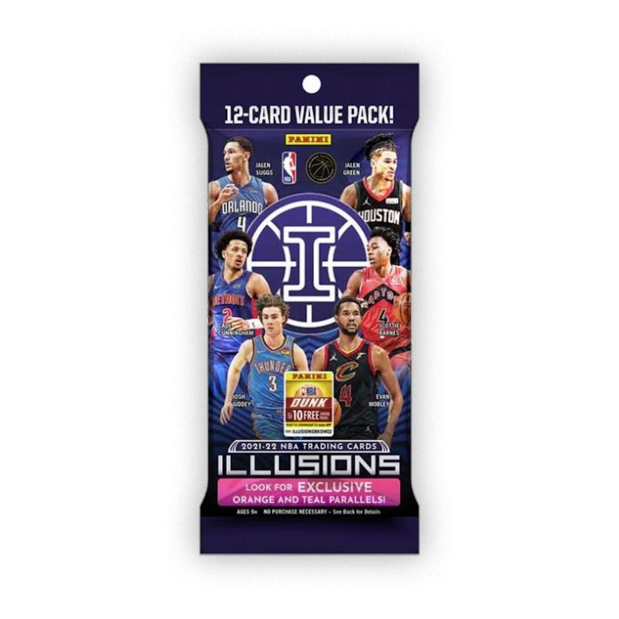 2021-22 Panini Illusions Basketball Trading Cards Jumbo Value Pack