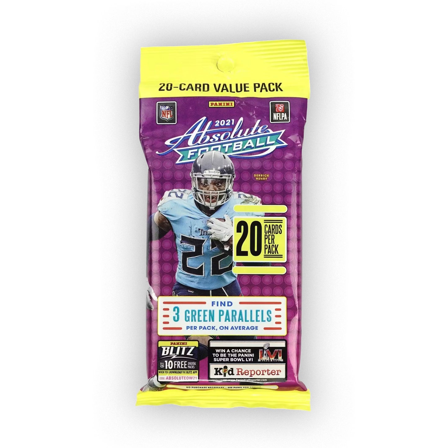 2021 Panini Absolute Football Trading Cards Jumbo Value Pack