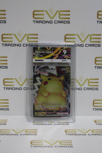 Graded Pokemon Card - 046/184 2021 VMAX Climax Pikachu VMAX Holo JPN - Ace 9