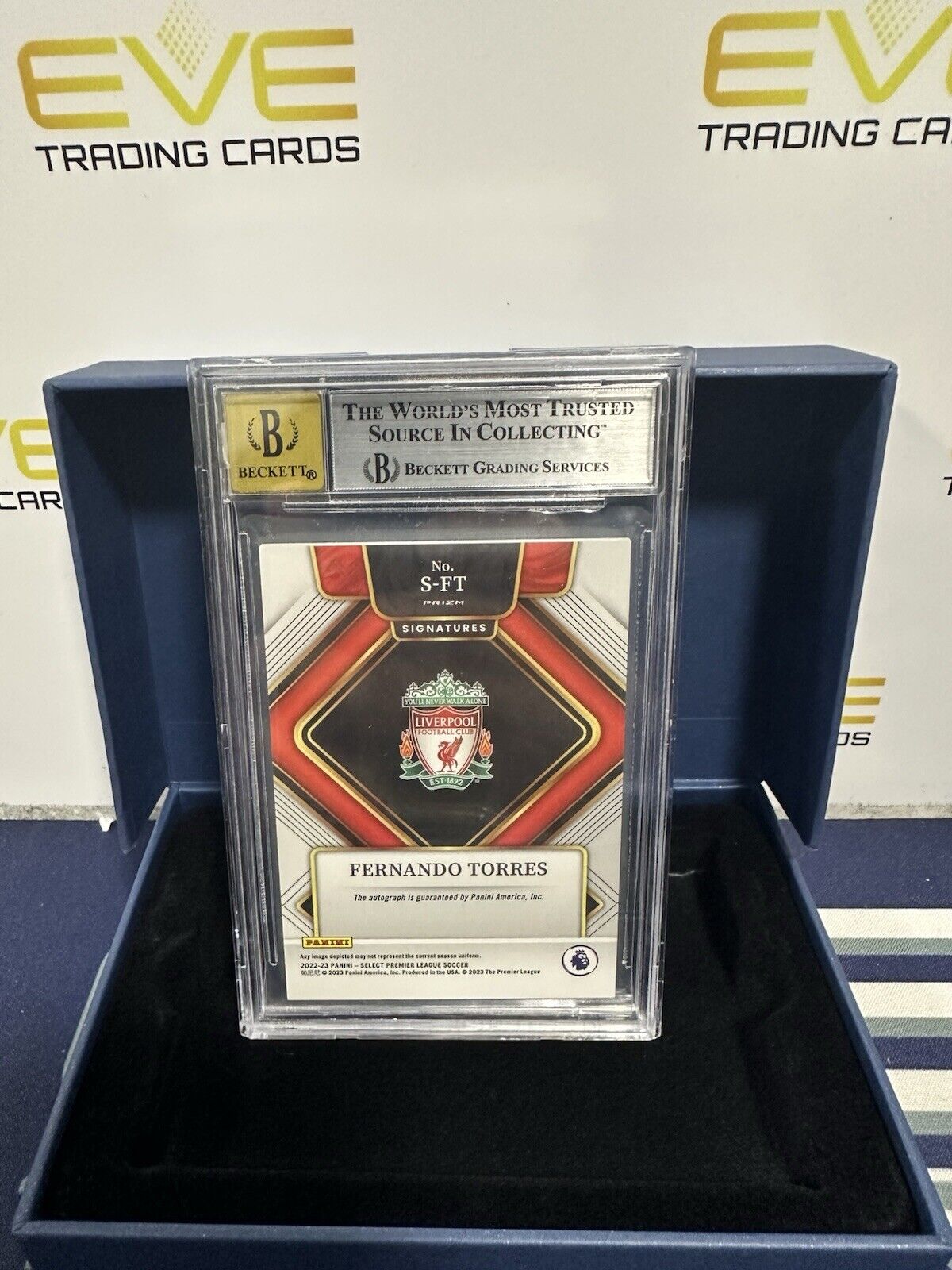 Fernando Torres Auto Select EPL #4 BGS 9/10