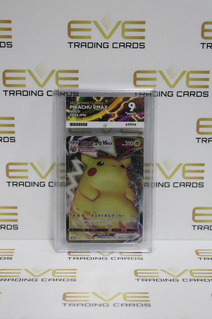 Graded Pokemon Card - 046/184 2021 VMAX Climax Pikachu VMAX Holo JPN - Ace 9