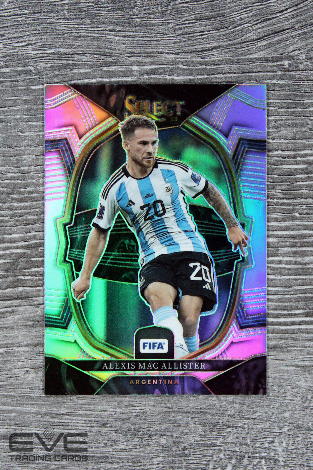 2023 Panini Select FIFA Card #27 Alexis Mac Allister Silver Prizm - NM/M