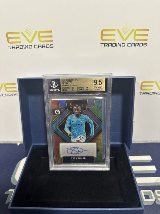 Yaya Toure 2022-2023 Panini Select Tie Dye #22 BGS 9.5 Gem Mint