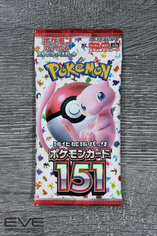 Pokémon TCG: Scarlet & Violet 151 Expansion Single Booster Pack (Japanese)