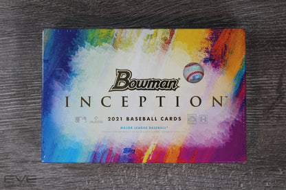 2021 Topps Bowman Inception Baseball Trading Cards Hobby Box