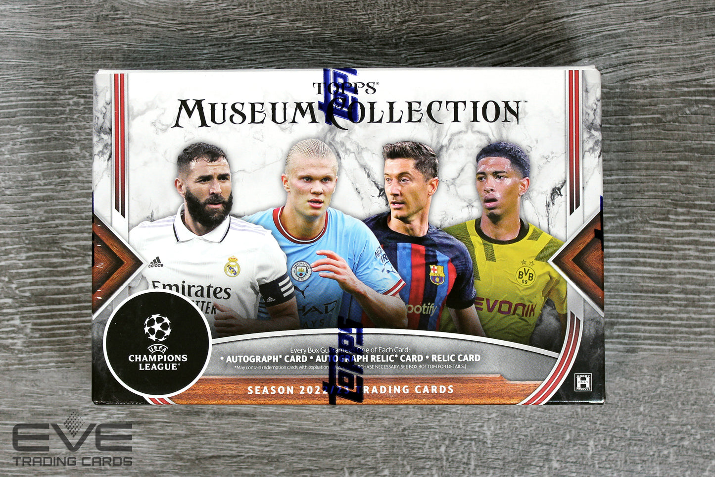 2022-23 Topps Museum Collection UEFA Champions League Soccer Trading Cards Hobby Box