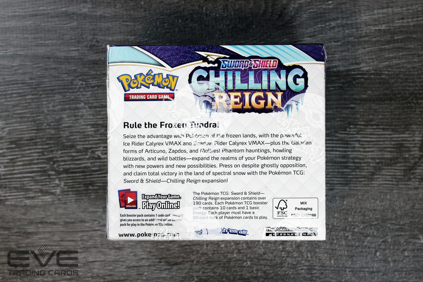 Pokémon TCG: Sword & Shield Chilling Reign Booster Display Box
