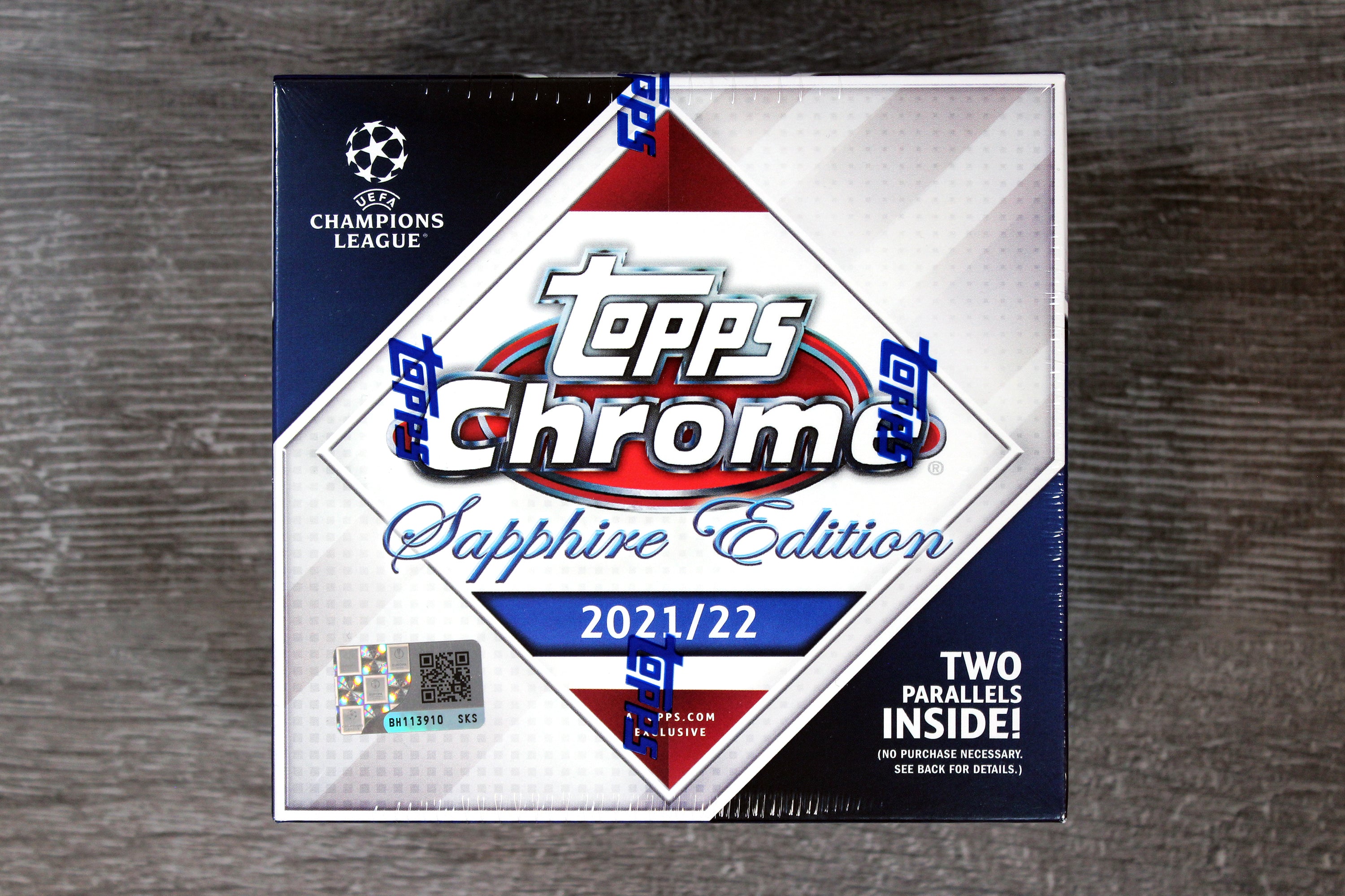 2021-22 Topps top Chrome UEFA UEFA Sapphire Edition Hobby Box