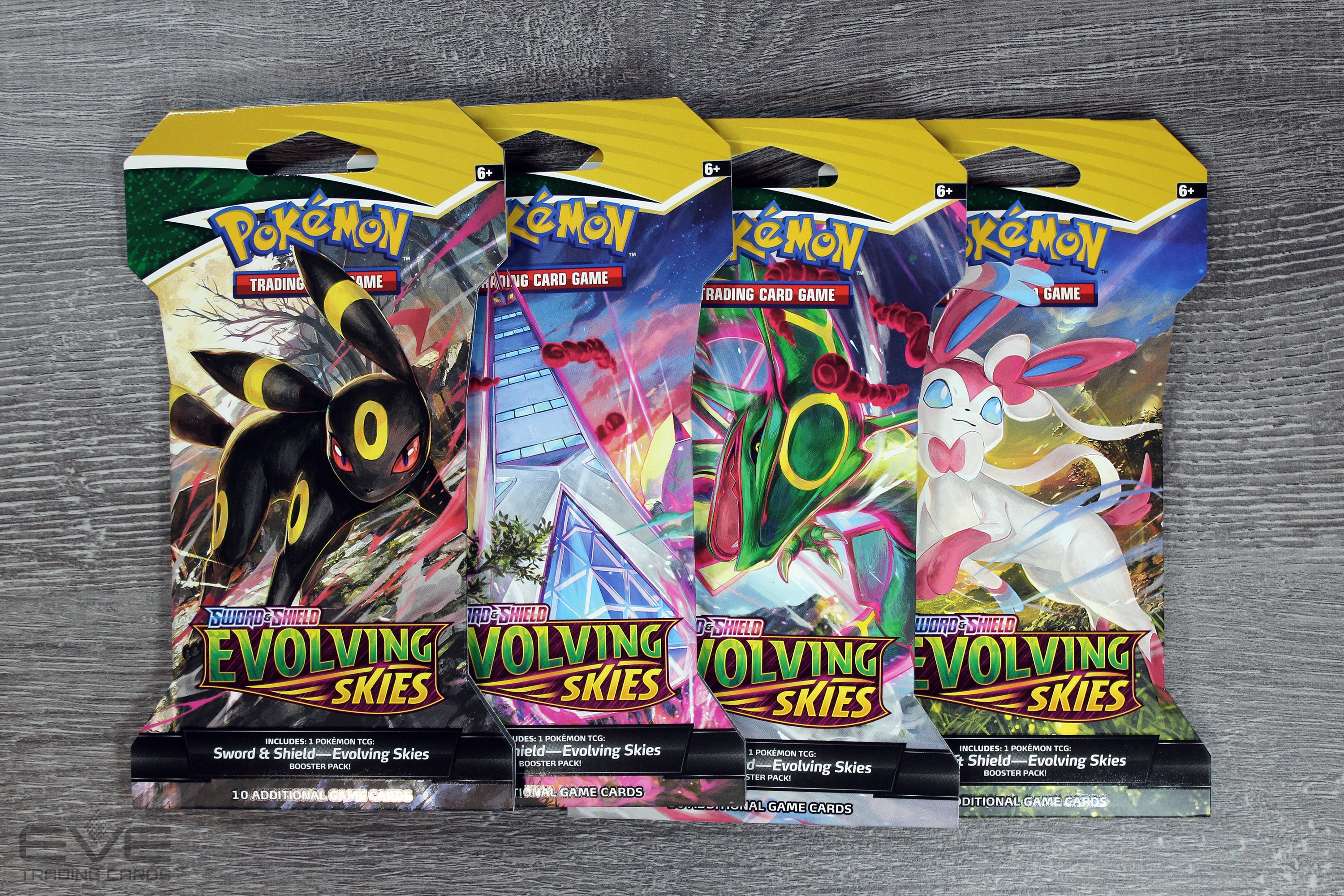 Pokemon Evolving Skies SleevedBooster Bundle set of 10 2024