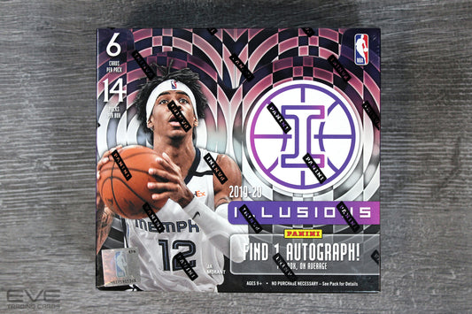 2019-20 Panini Illusions Basketball Trading Cards Hobby Box
