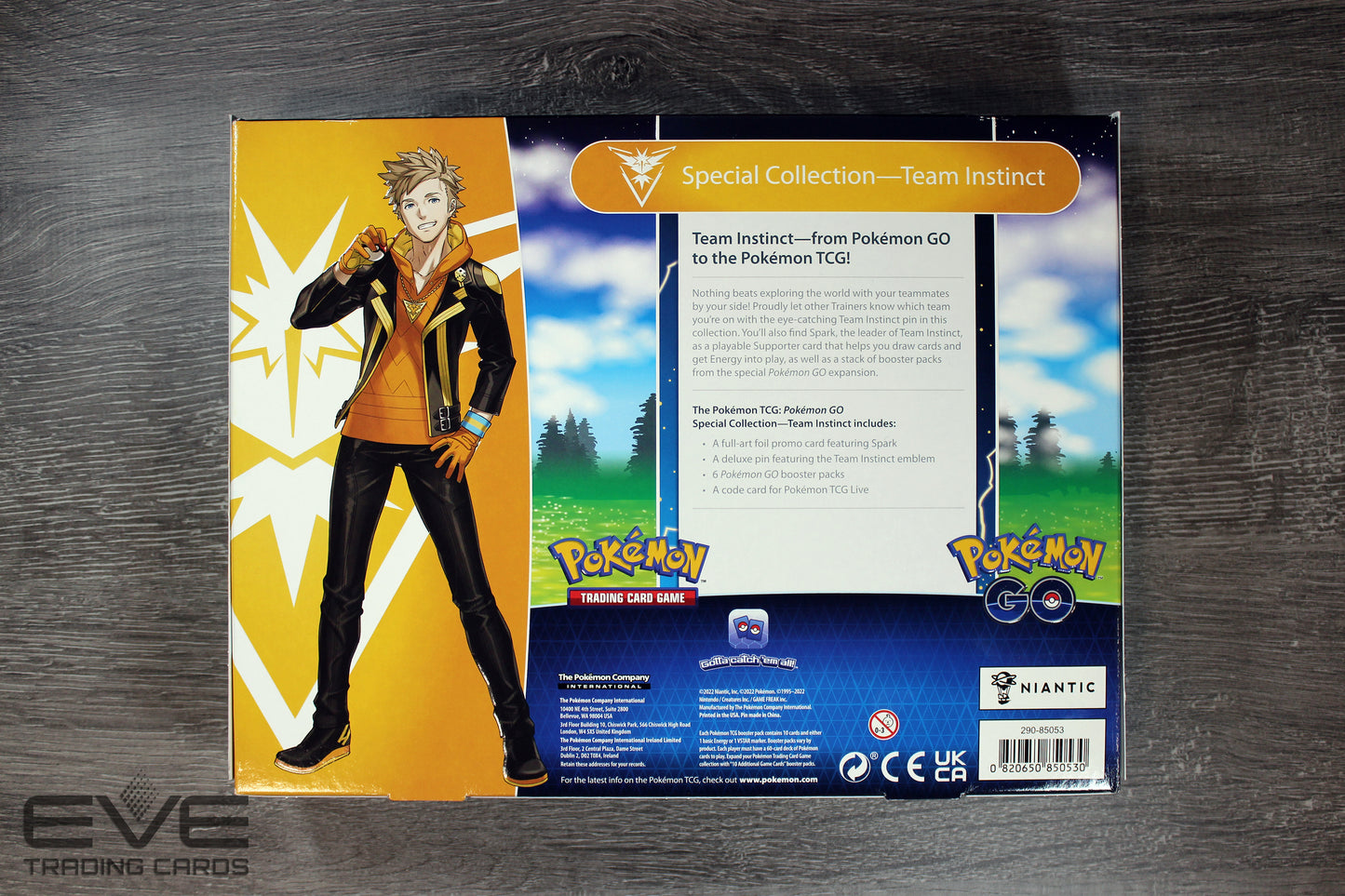 Pokémon TCG: Pokémon GO Special Collection - Team Instinct Box