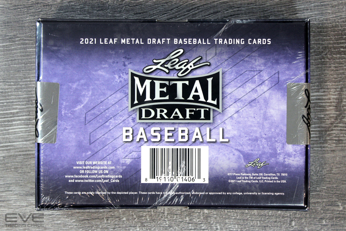 2021 Leaf Metal Draft Baseball Trading Cards Hobby Box