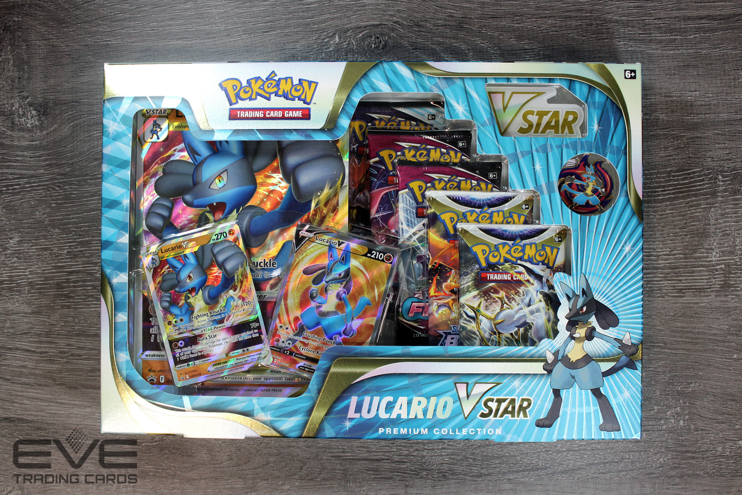 Pokémon TCG: Lucario VSTAR Premium Collection Box