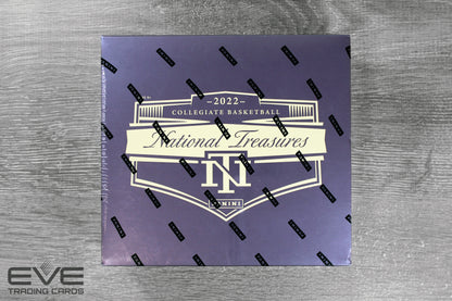 2022-23 Panini National Treasures Collegiate Basketball Trading Cards Hobby Box