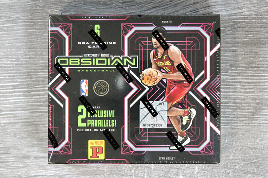 2021-22 Panini Obsidian Basketball Trading Cards Asia Box