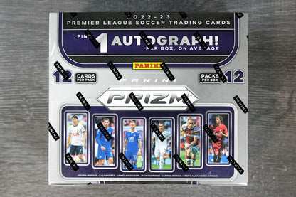 2022-23 Panini Prizm Premier League EPL Soccer Trading Cards Hobby Box