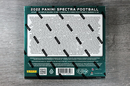 2022 Panini Spectra Football Trading Cards Hobby Box