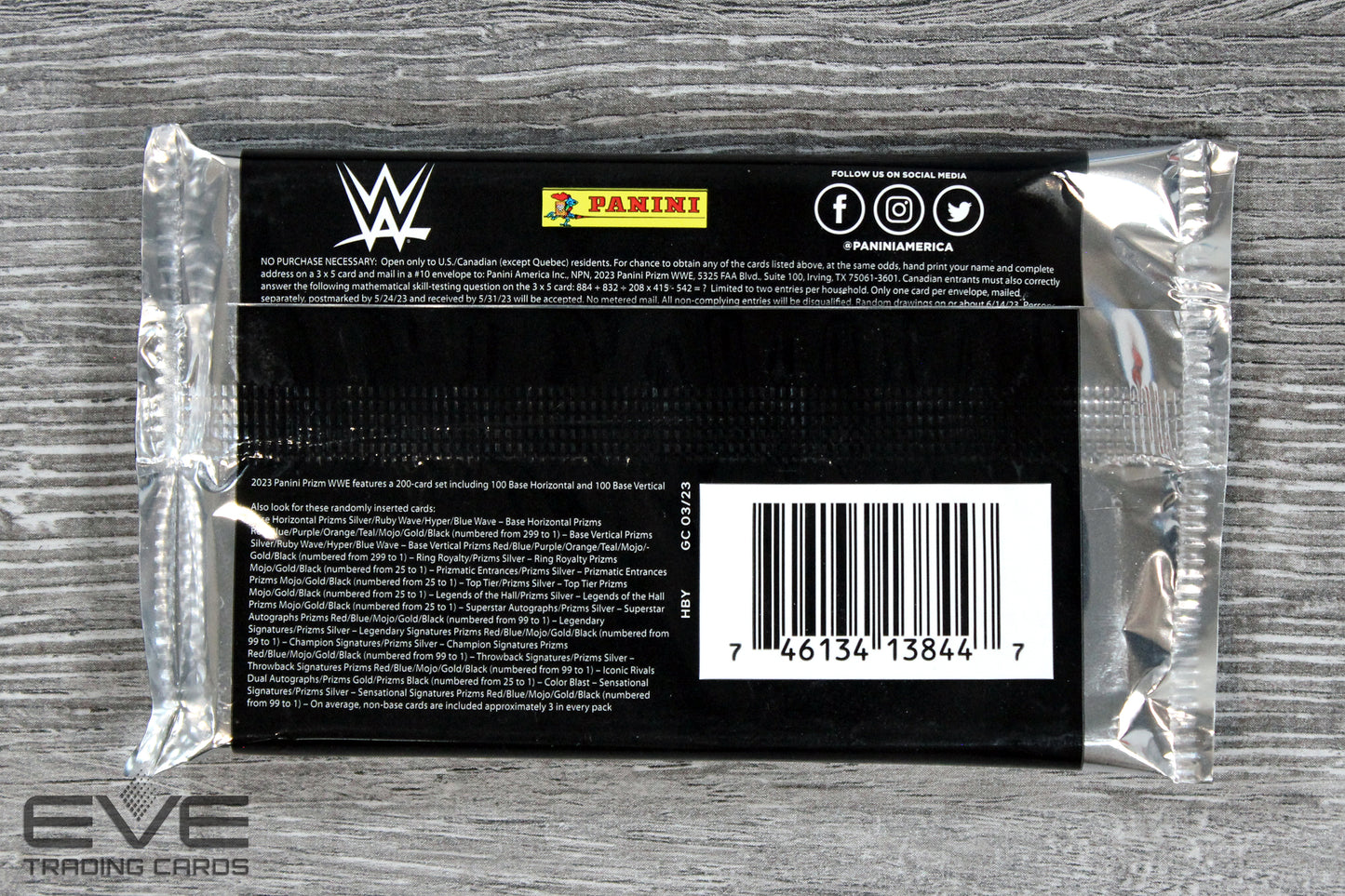 2023 Panini Prizm WWE Trading Cards Single Hobby Pack