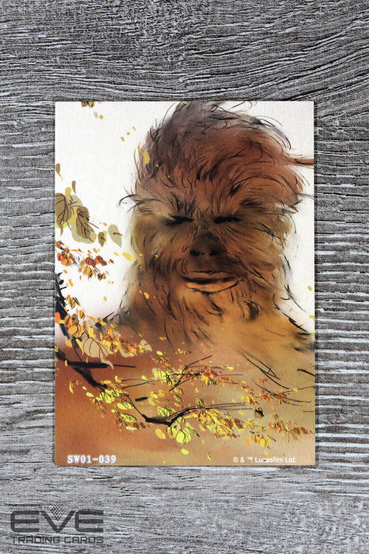 Card Fun 2023 Star Wars Global Art Series #SW01-039 Chewbacca Base Card NM/M