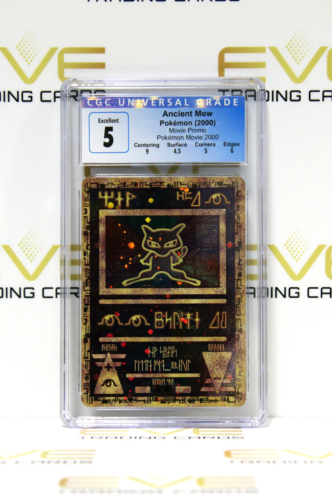 Graded Pokemon Card - Ancient Mew Pokemon Movie 2000 Promo - CGC 5