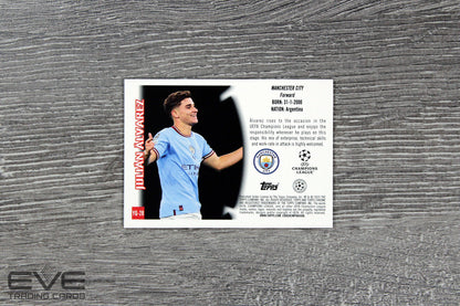 2022-23 Topps UEFA Champions League Card #YQ-28 Julian Alvarez Youthquake - NM/M