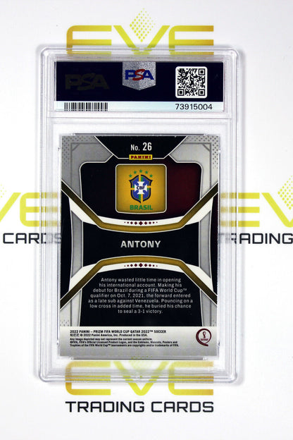 2022 Panini Prizm FIFA Road to World Cup #26 - Anthony - PSA 6