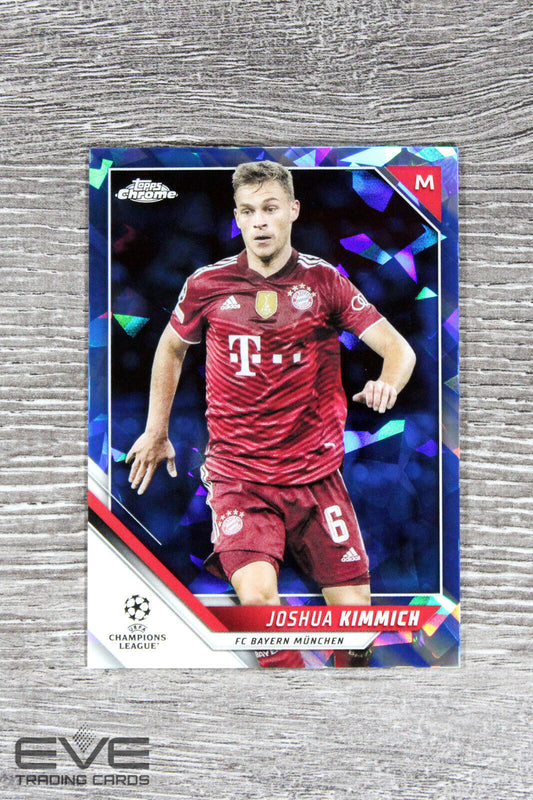 2021-22 Topps UEFA Champions League #84 Joshua Kimmich Blue Cracked Ice - NM/M