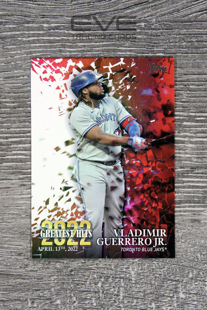 2023 Topps Baseball Card- 22GH-11 Vladimir Guerrero Jr 2022 Greatest Hits - NM/M