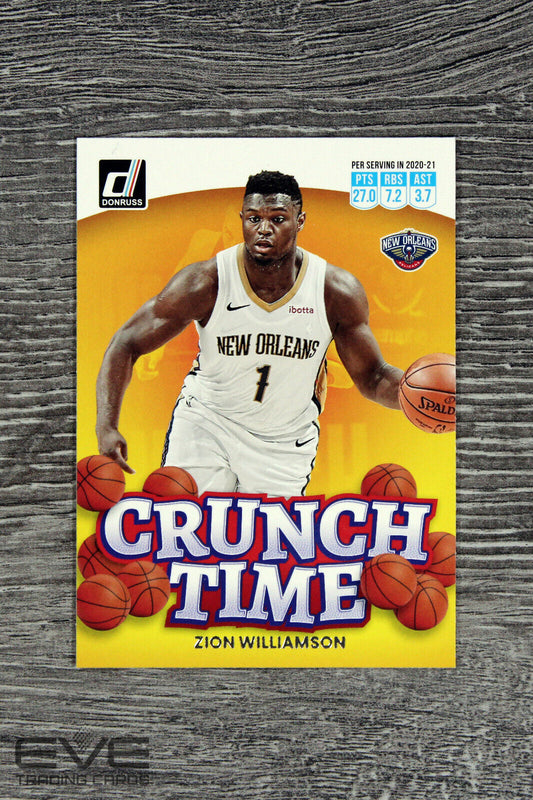 2022-23 Panini Donruss Basketball Card #3 Zion Williamson "Crunch Time" - NM/M