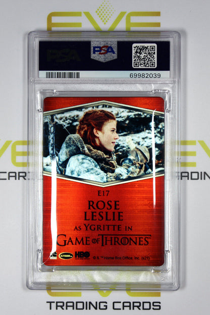 Graded Game of Thrones Card - #E17 2021 Ygritte - Expressions - PSA 8
