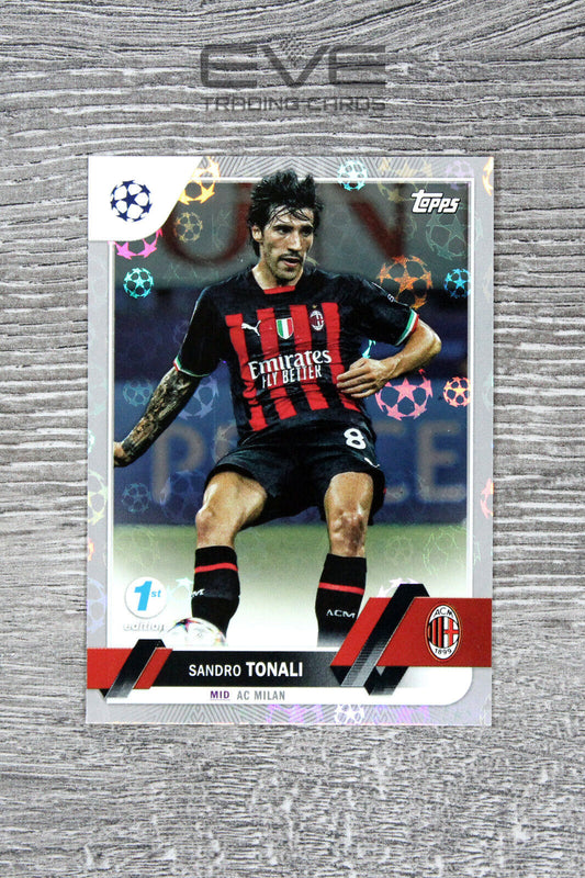 2022-23 Topps UEFA Club Competitions 1st Edition #128 Sandro Tonali Starball