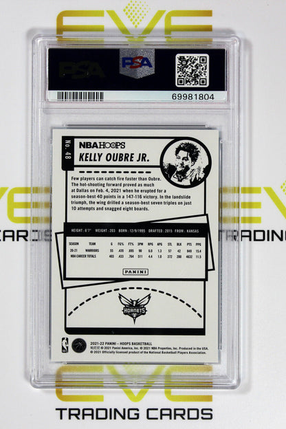 Graded Basketball Card- #48 2021 NBA Hoops Kelly Oubre Jr Teal Explosion -PSA 10