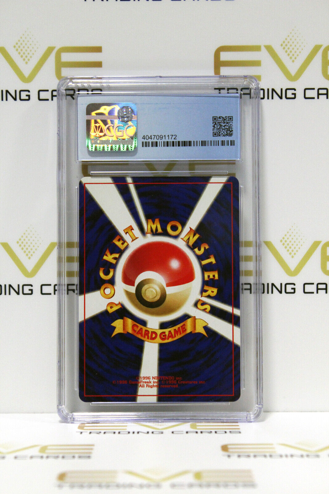 Graded Pokemon Card - 1997 Rainbow Energy Rocket Gang Holo Japanese - CGC 8.5