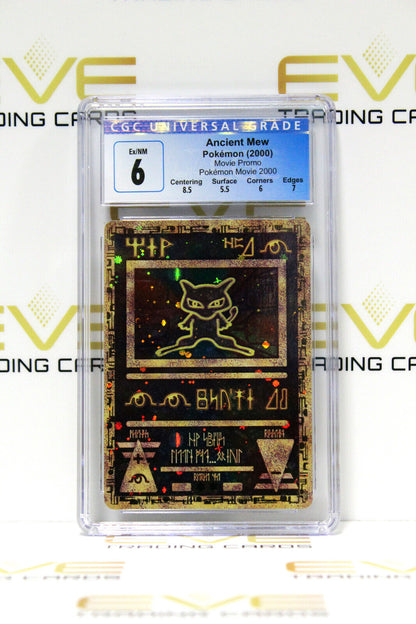 Graded Pokemon Card - Ancient Mew Pokemon Movie 2000 Promo - CGC 6