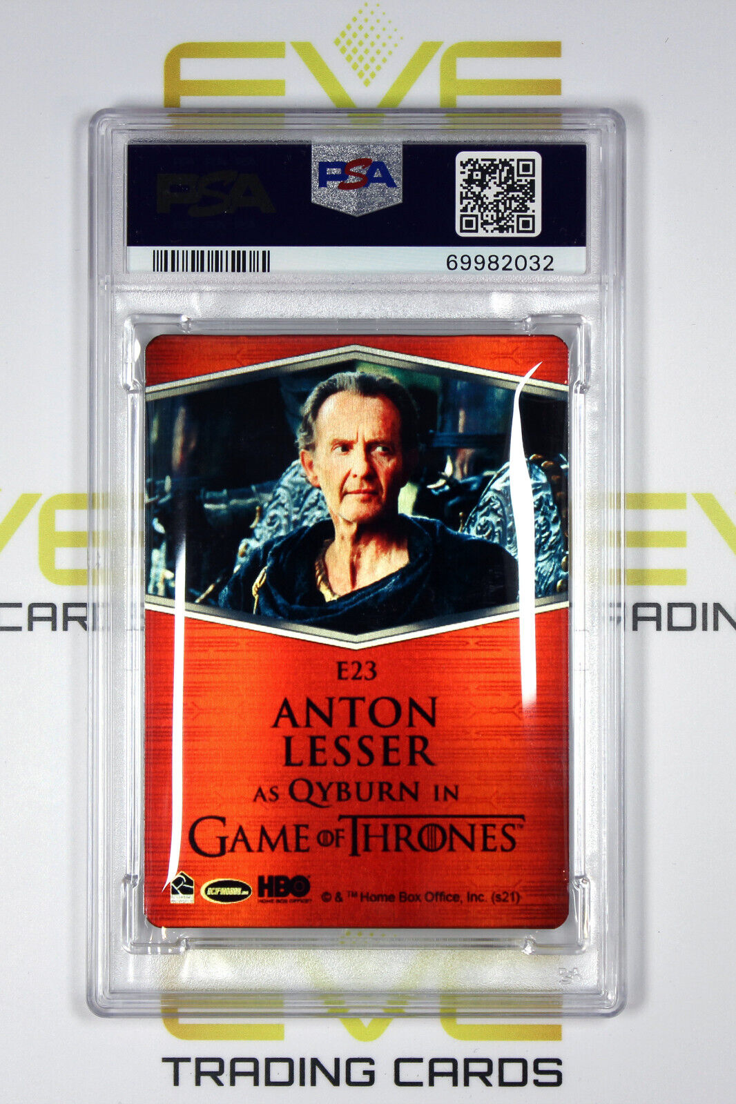 Graded Game of Thrones Card - #E23 2021 Qyburn - Expressions - PSA 10