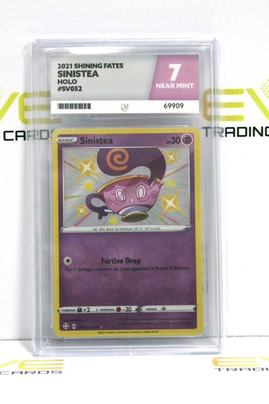 Graded Pokémon Card - #SV052/SV122 2021 Sinistea Holo - Ace 7