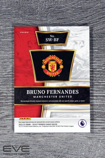 2022-23 Panini Select EPL Soccer Card #SW-BF Bruno Fernandes Swatch NM/M