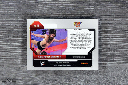 2022 Panini Prizm WWE Hyper Prizm Card #49 Cameron Grimes NXT 2.0 - NM/M