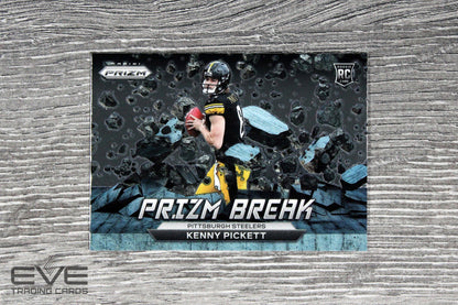 2022 Panini Prizm NFL Card #PB-5 Kenny Pickett Prizm Break Rookie NM/M