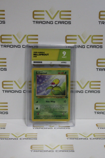 Graded Pokemon Card - #49/64 1999 Jungle Bellsprout - Ace 9