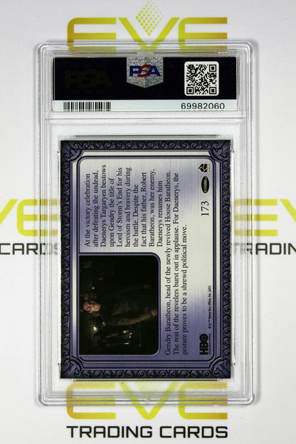 Graded Game of Thrones Card - #173 2021 Daenerys Honors Gendry - PSA 9