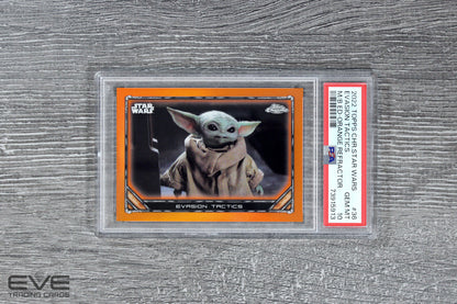 2022 Topps Star Wars Chrome The Mandalorian #S1-36 Evasion Tactics /25 - PSA 10