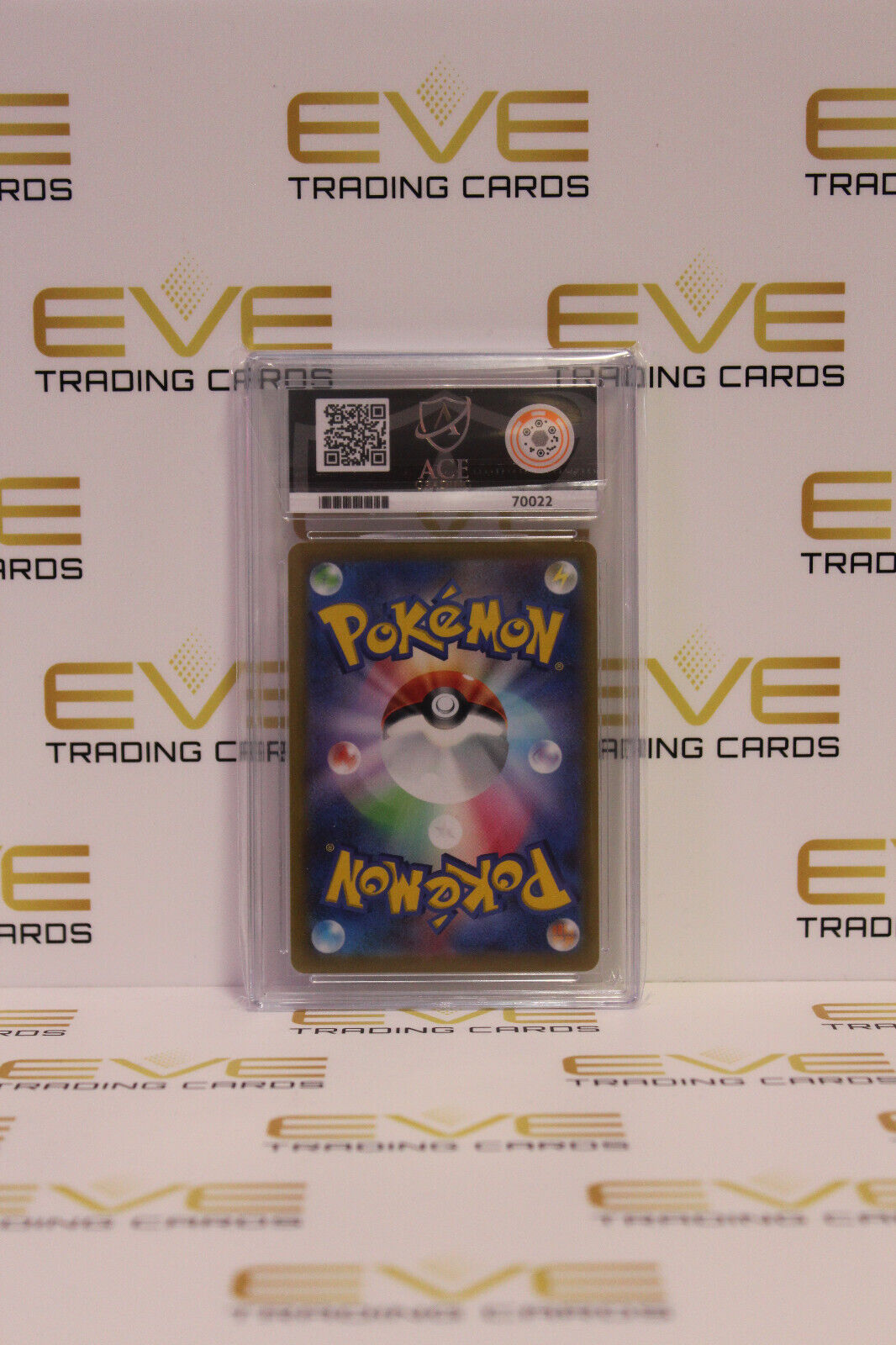 Graded Pokemon Card - 075/184 2021 Eevee Heroes Sylveon VMAX Holo Japan - Ace 8