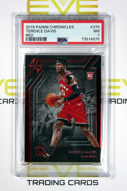 2019 Panini Chronicles Basketball Card #370 Terence Davis Red /149 - PSA 7