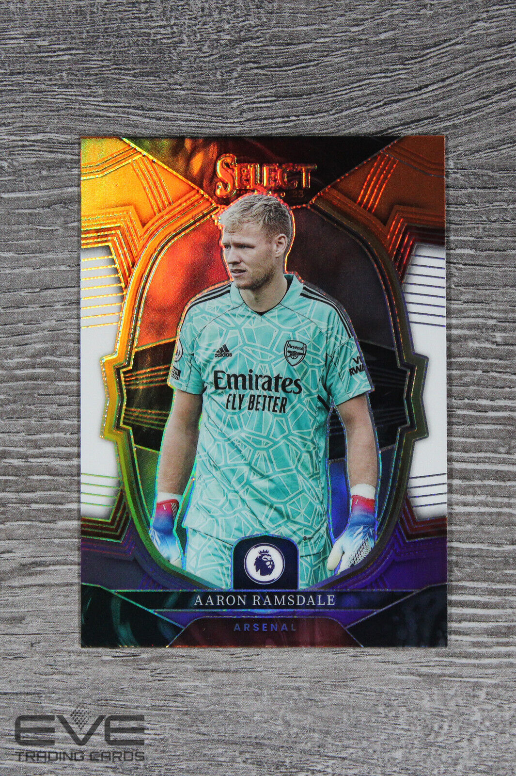 2022-23 Panini Select EPL Soccer Card #7 Aaron Ramsdale Multicolour Prizm NM/M