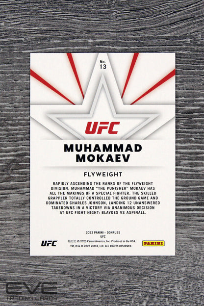 2023 Panini Donruss UFC Card "The Untouchables" #13 Muhammad Mokaev - NM/M