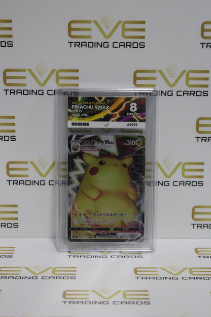 Graded Pokemon Card - 046/184 2021 VMAX Climax Pikachu VMAX Holo JPN - Ace 8