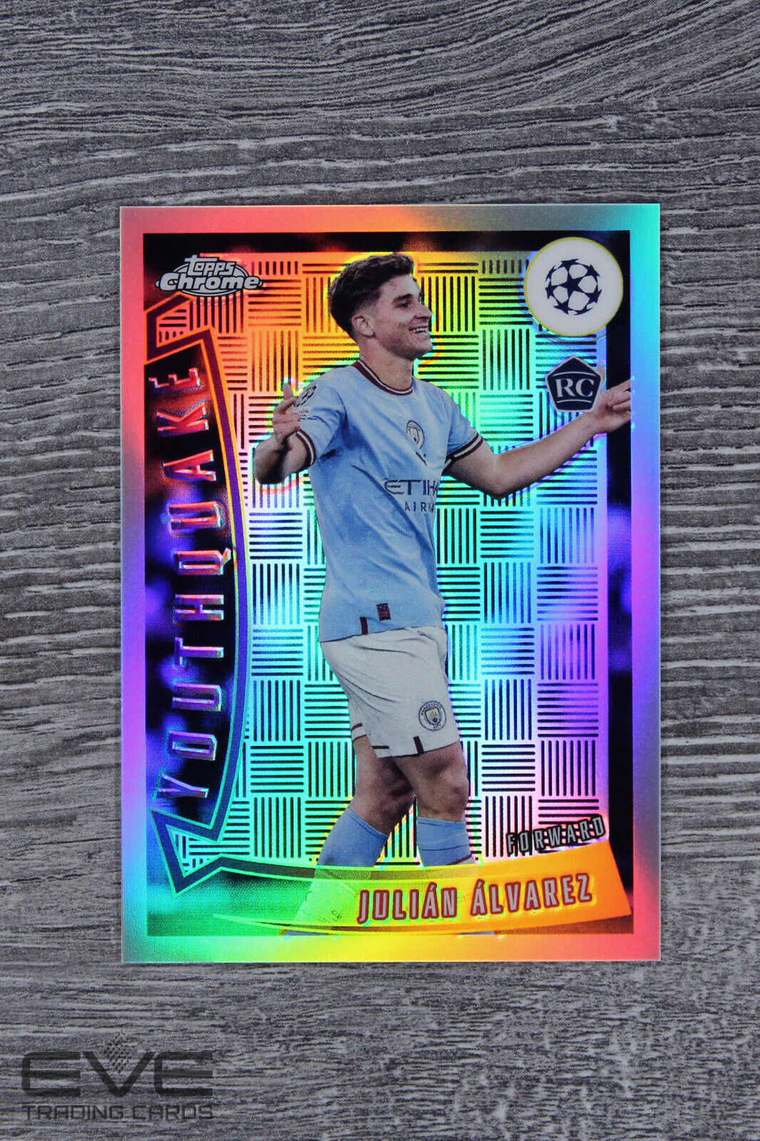 2022-23 Topps UEFA Champions League Card #YQ-28 Julian Alvarez Youthquake - NM/M