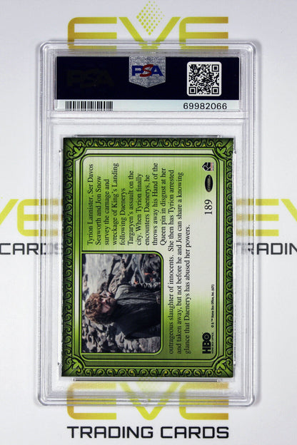 Graded Game of Thrones Card - #189 2021 Tyrion Resigns in Protest - PSA 9