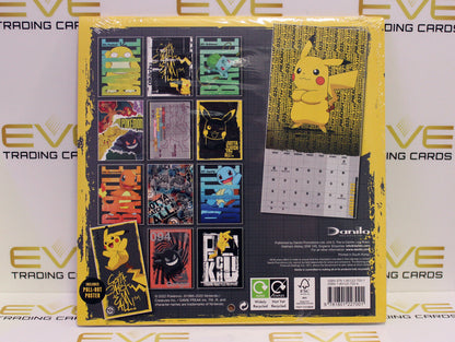 Pokemon Official 2023 Mini Calendar - Brand New & Sealed - Inc. Pull-Out Poster